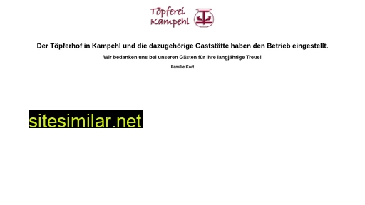 toepferhof-kampehl.de alternative sites