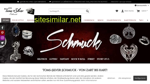 toms-silver-schmuck.de alternative sites
