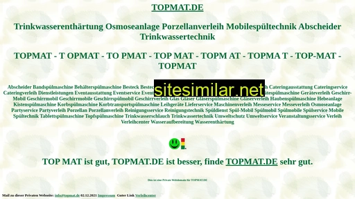 topmat.de alternative sites