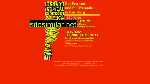 Tornado-tropical similar sites