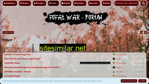 Totalwar-forum similar sites