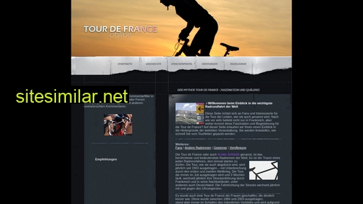 Tourdefrance-online similar sites