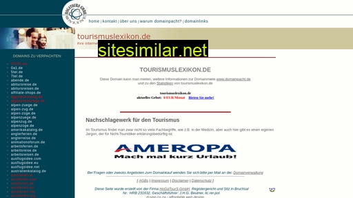 tourismuslexikon.de alternative sites