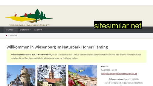 tourismusverein-wiesenburgmark.de alternative sites