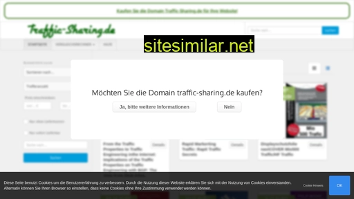 Traffic-sharing similar sites