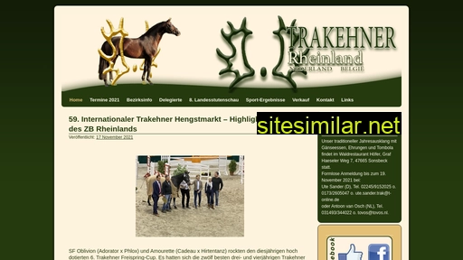 trakehner-rheinland.de alternative sites