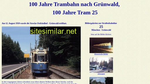 tram25.de alternative sites