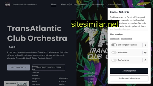 transatlanticcluborchestra.de alternative sites