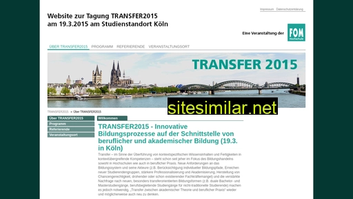 transfer2015.fom.de alternative sites