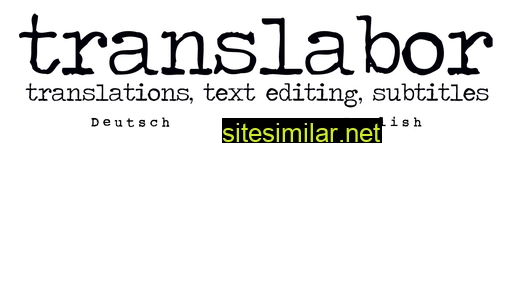 Translabor similar sites