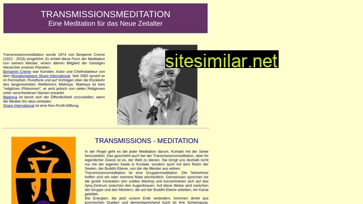 transmissionsmeditation.de alternative sites