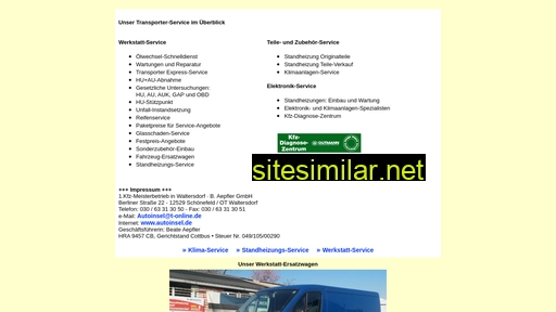 transporter-service.de alternative sites