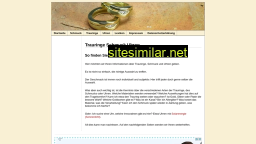 trauringe-schmuck-uhren.de alternative sites