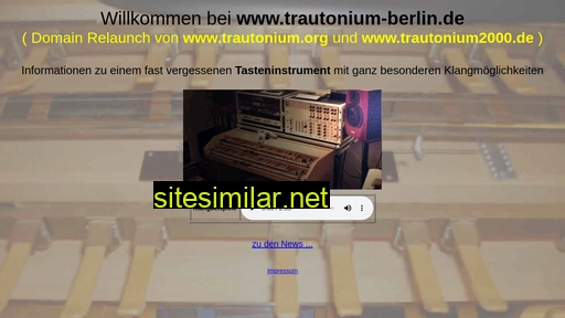 trautonium-berlin.de alternative sites