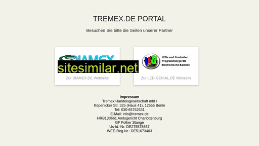 tremex.de alternative sites