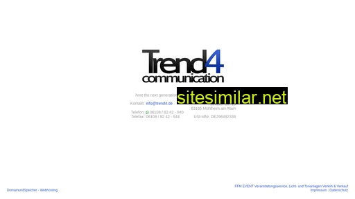 trend4communication.de alternative sites