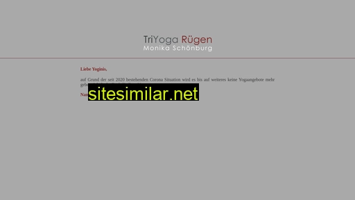 triyoga-ruegen.de alternative sites