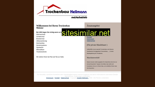 trockenbau-heilmann.de alternative sites