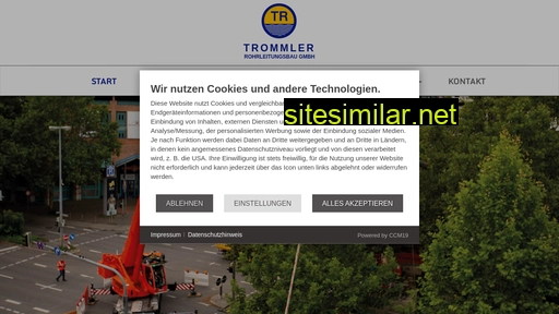trommler-rohrleitungsbau.de alternative sites