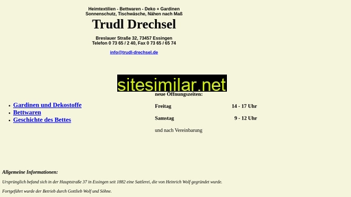 Trudl-drechsel similar sites