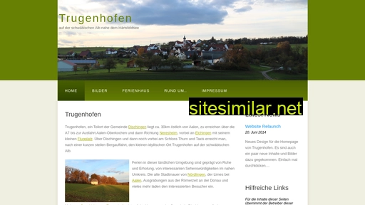 Trugenhofen similar sites
