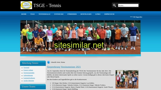 tsge-tennis.de alternative sites