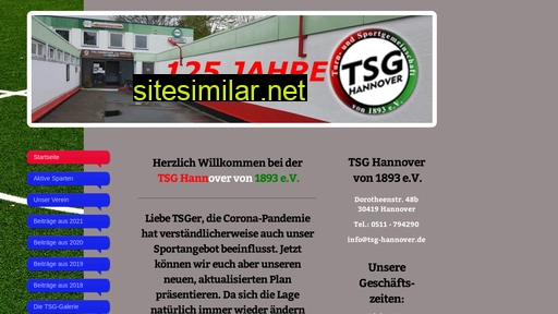tsg-hannover.de alternative sites