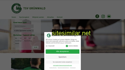 tsv-gruenwald.de alternative sites