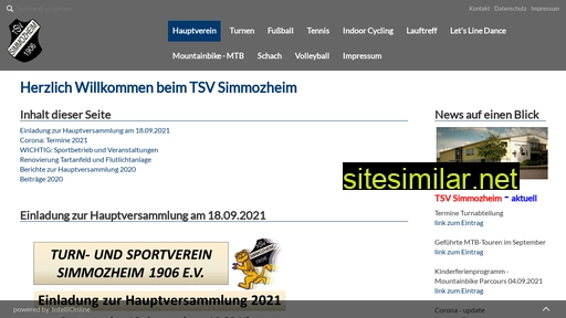 tsv-simmozheim.de alternative sites
