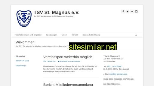 tsv-stmagnus.de alternative sites