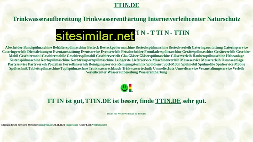 ttin.de alternative sites