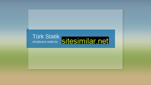 tuerk-statik.de alternative sites