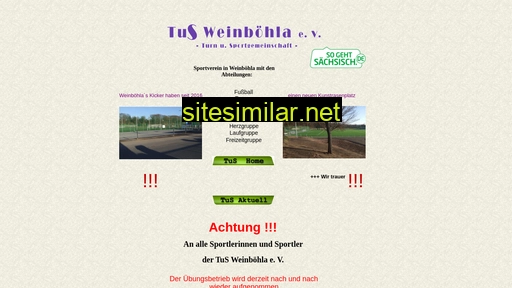 tus-weinboehla.de alternative sites