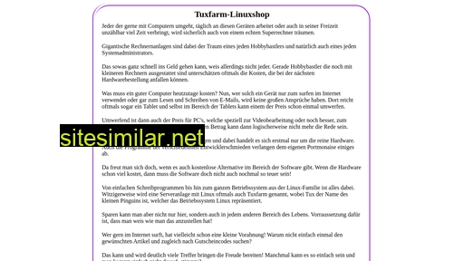 tuxfarm-linuxshop.de alternative sites