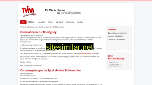tvmiesenheim.de alternative sites