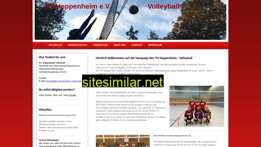 Tv-heppenheim-volleyball similar sites
