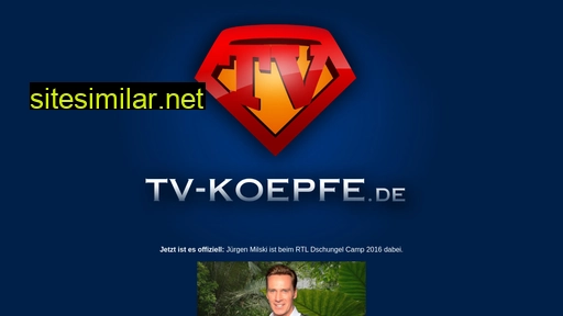 tv-koepfe.de alternative sites
