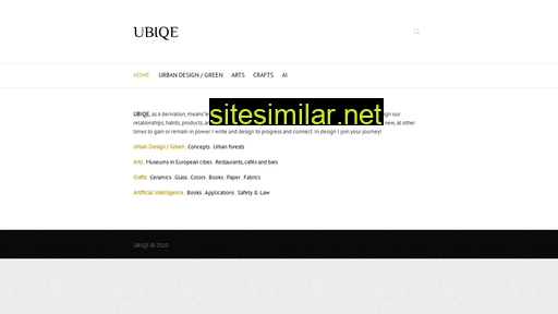 Ubiqe similar sites