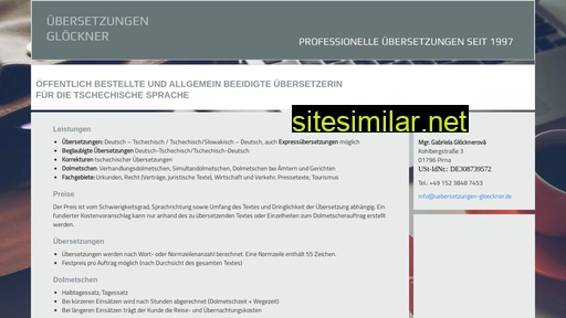 uebersetzungen-gloeckner.de alternative sites