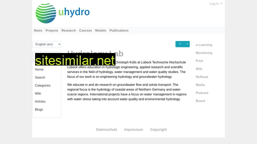 uhydro.de alternative sites