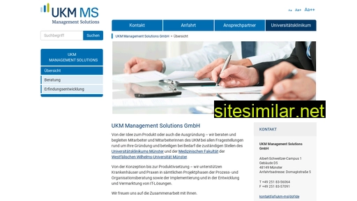 ukm-ms.de alternative sites