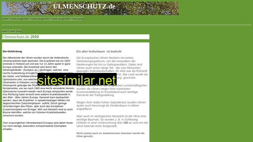 ulmenschutz.de alternative sites
