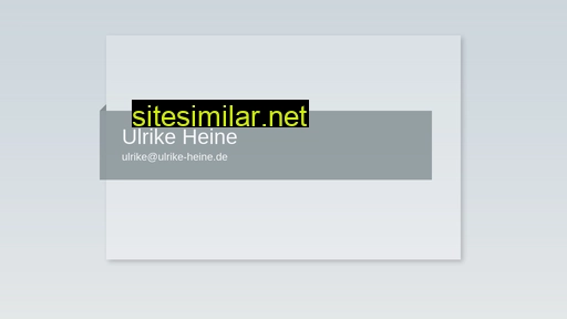 ulrike-heine.de alternative sites