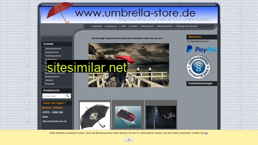 umbrella-store.de alternative sites