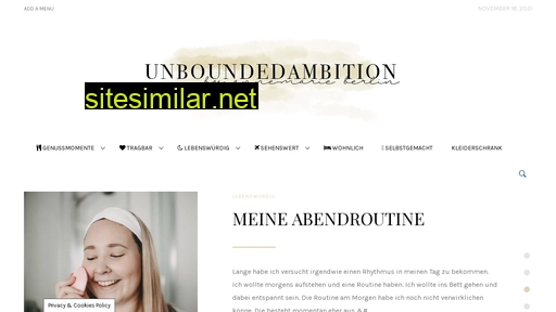 unboundedambition.de alternative sites