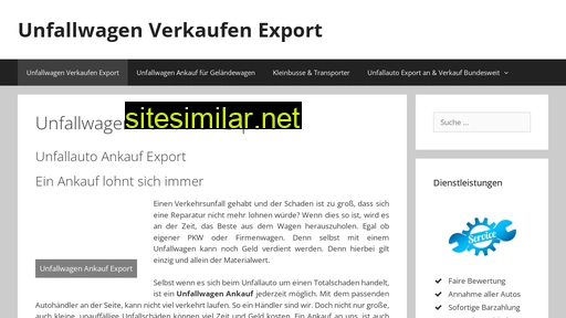 Unfallwagen-verkaufen-export similar sites