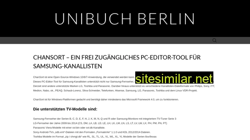 unibuch-berlin.de alternative sites
