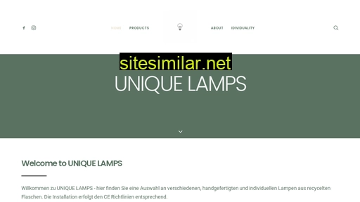 uniquelamps.de alternative sites