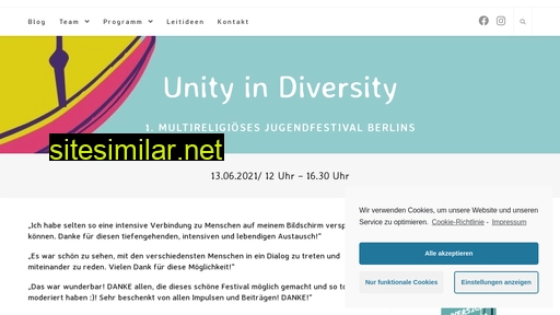 Unity-in-diversity similar sites