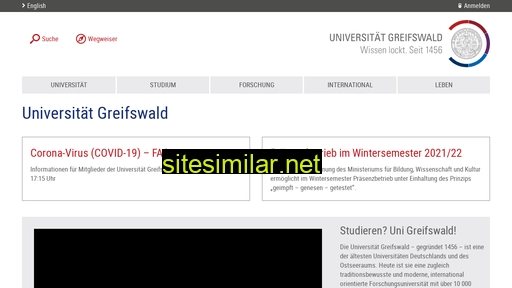 uni-greifswald.de alternative sites